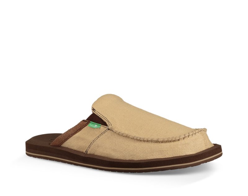 Sanuk You Got My Back III Men's Sidewalk Surfers Brown | Canada 284GSO